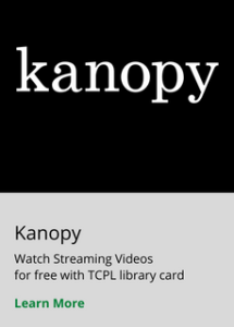 Select here to learn more about Kanopy
