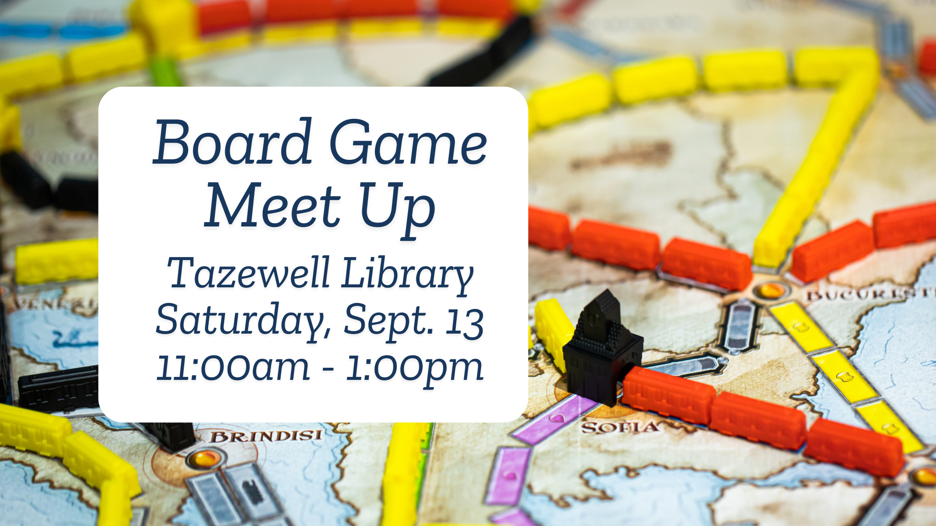 September Board Game Meet up